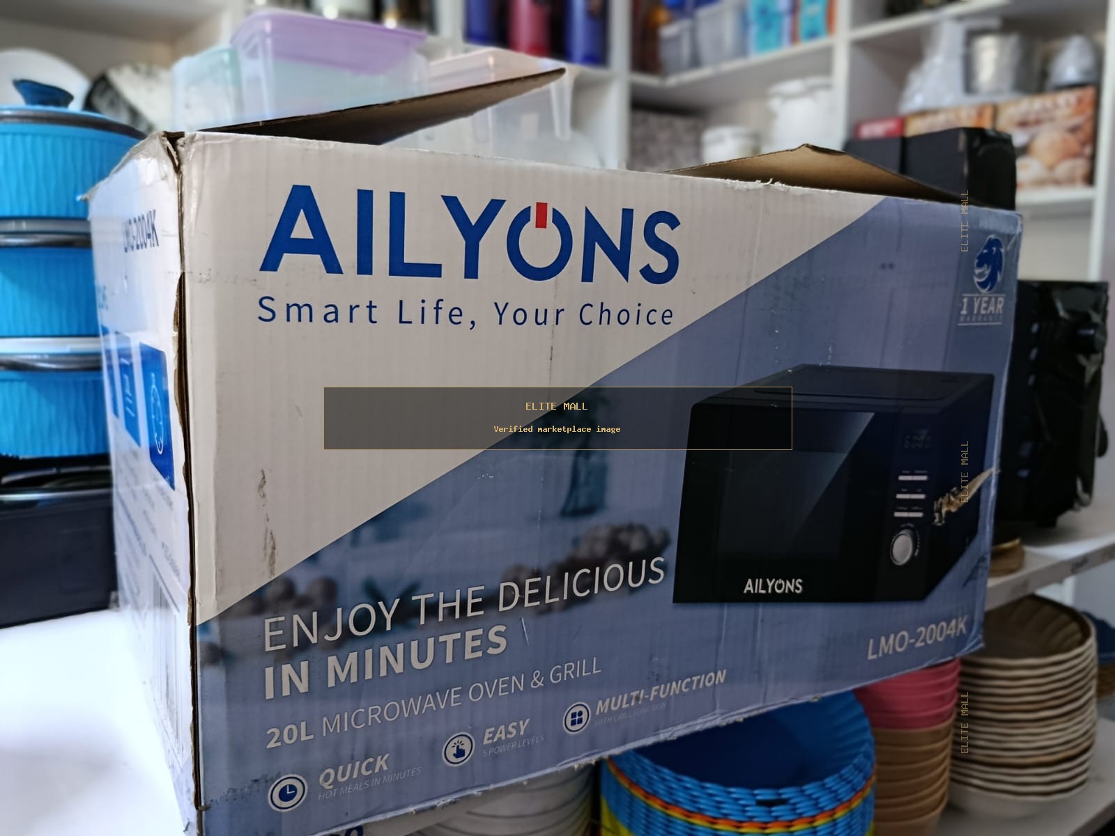 Ailyons LMO-2004K 20-Litre Microwave Oven & Grill from TALULY AMOURY HOUSEHOLDS