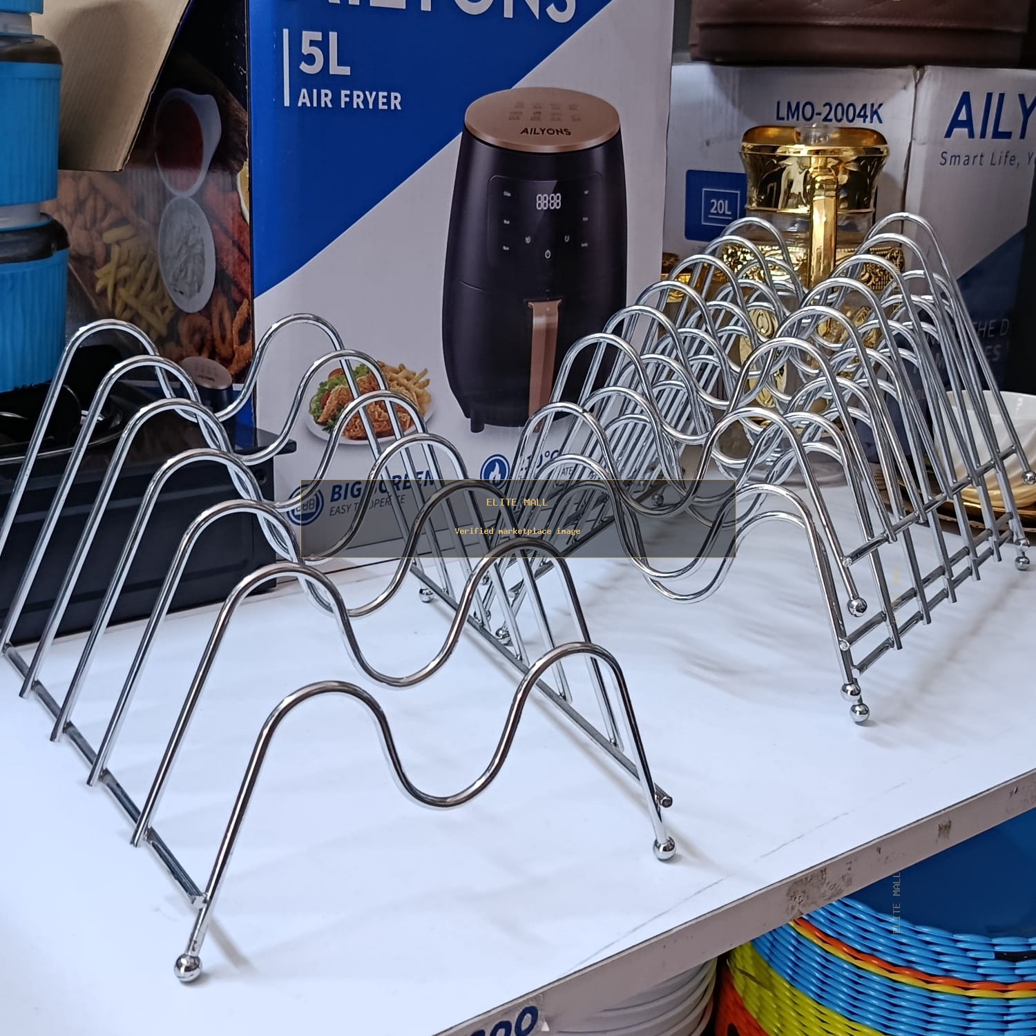Plate rack-Silver from TALULY AMOURY HOUSEHOLDS